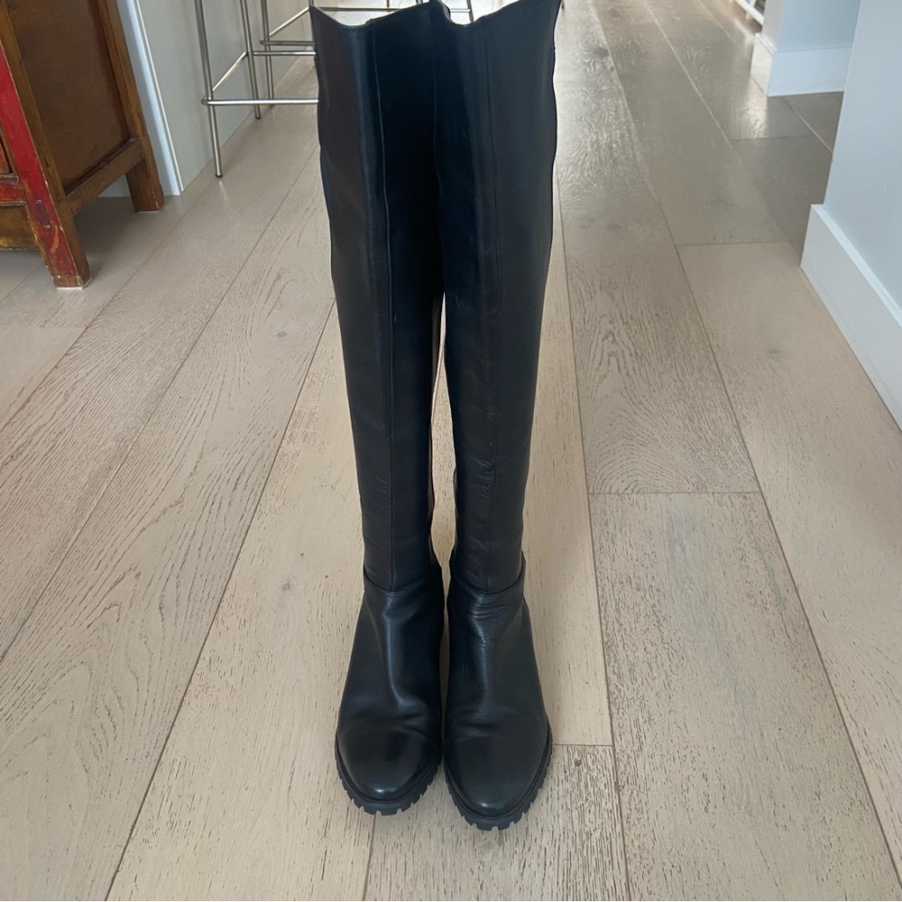BLONDO Sierra Waterproof Over The Knee Boots Size 7M Black Leather EUC - Picture 2 of 8